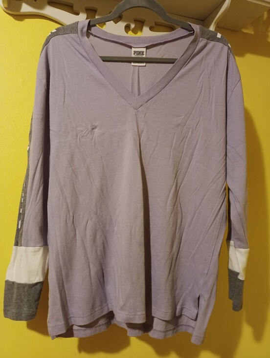PINK Victoria's Secret Tops - Small Light Purple Pink Victoria's Secret Long Sleeve Top